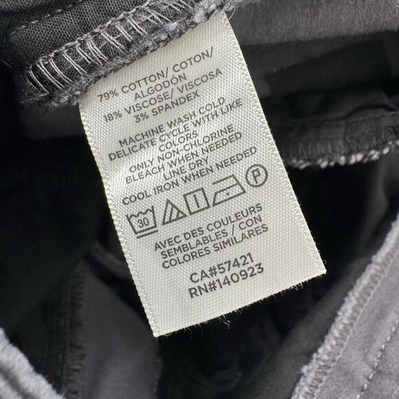 NWT Loft Women's Gray Stretch High Rise Ankle Skinny Jeans Petite Size 0P - Picture 12 of 13